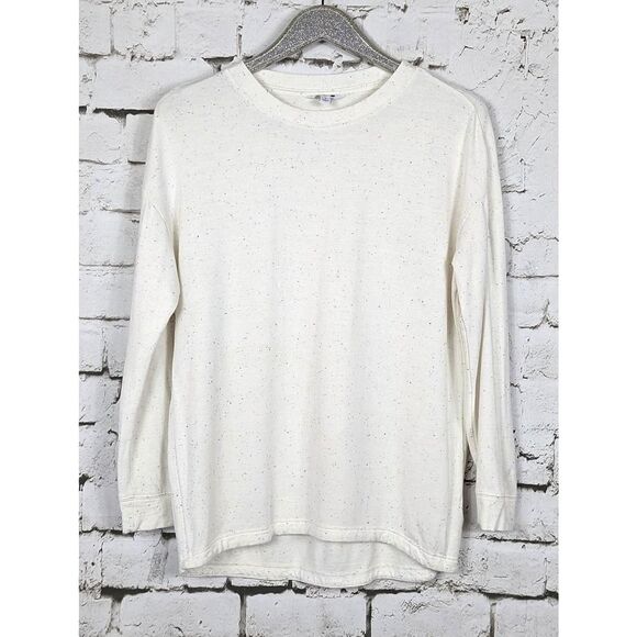 THREE DOTS Confetti Dot Active Wear Athleisure Pullover Soft Knit Size Small - Picture 2 of 10